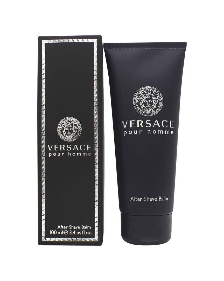 Versace Men's 3.4oz Pour Homme After Shave Balm In White