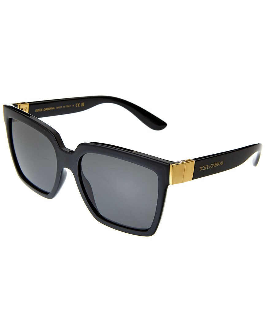 Dolce & Gabbana Unisex Dg6165 56mm Sunglasses In Black