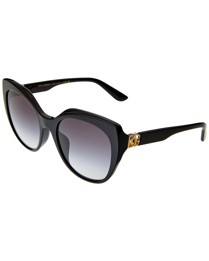 Dolce & Gabbana Unisex Dg4392f 56mm Sunglasses In Black