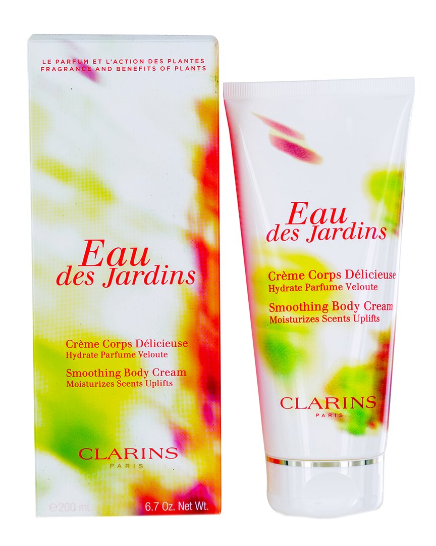 Shop Clarins Eau Des Jardins Smoothing Body Cream