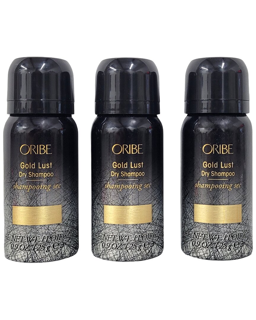 Oribe 3 Pack Gold Lust Dry Shampoo Mini 0.9oz