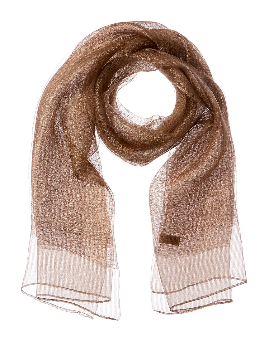 Saachi Striped Sparkle Sheer Wrap