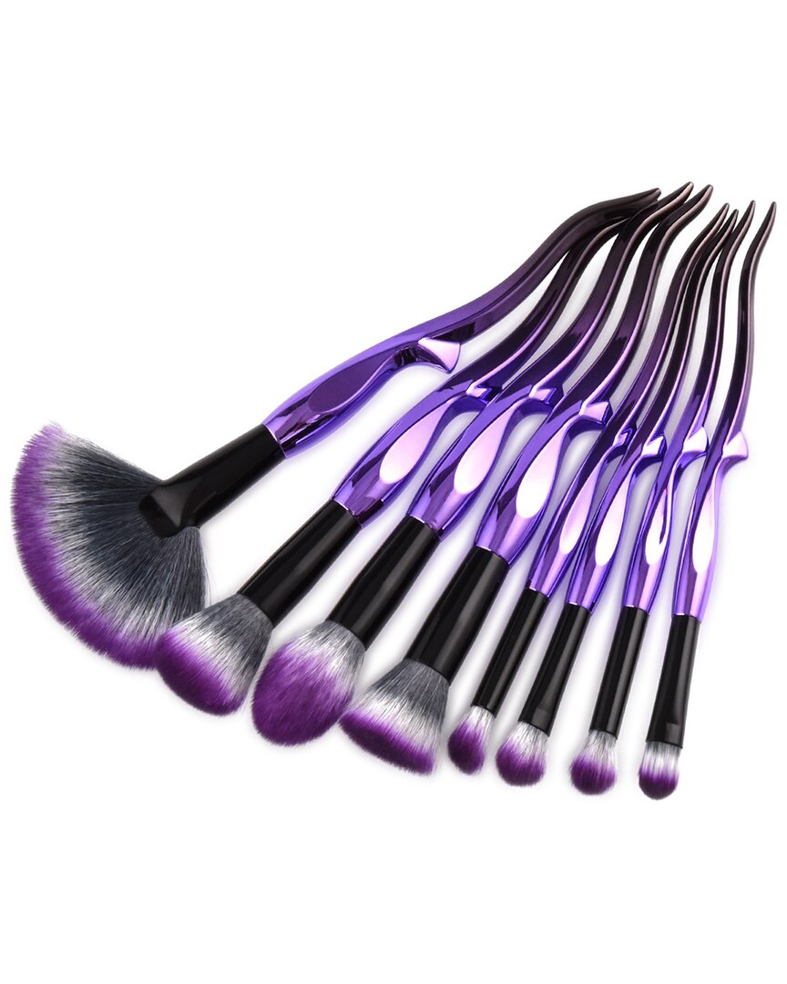 La Sante Beauty Ballerina 8pc Brush Set In Purple