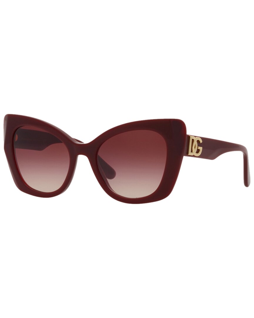 Shop Dolce & Gabbana Women's Dg4405f 53mm Sunglasses In Red
