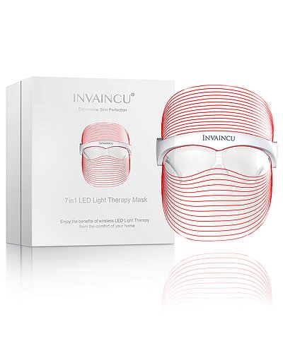Invaincu: 7-in-1 LED Light Therapy Mask