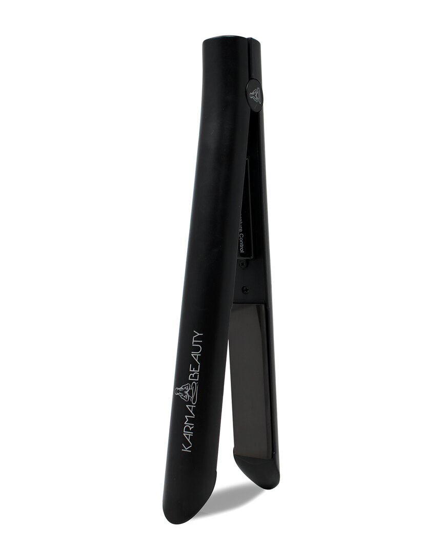 Karma Beauty Supreme Ceramic Flat Iron In Black