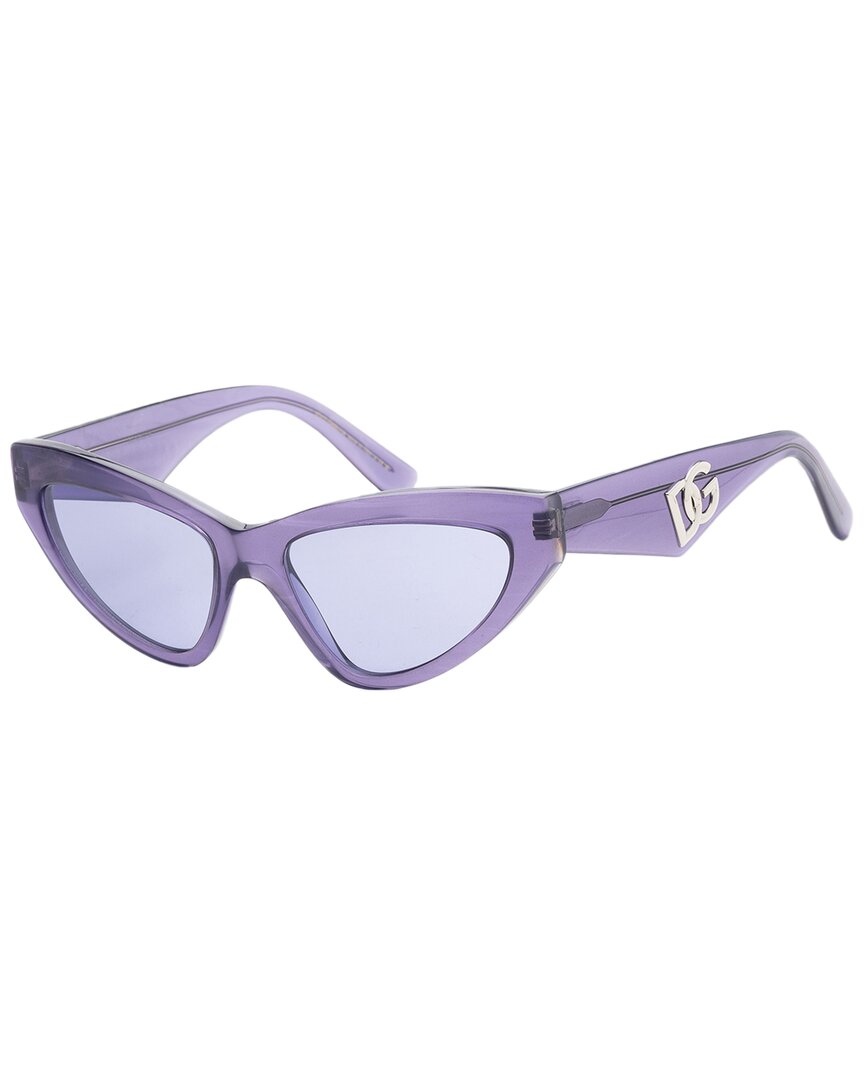 Dolce & Gabbana Women's Dg4439 55mm Sunglasses In Purple