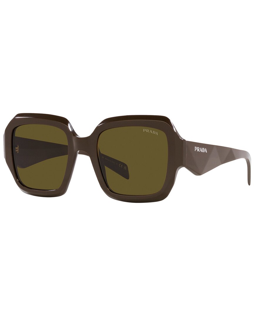 Prada Women's Pr28zsf 54mm Sunglasses In Green