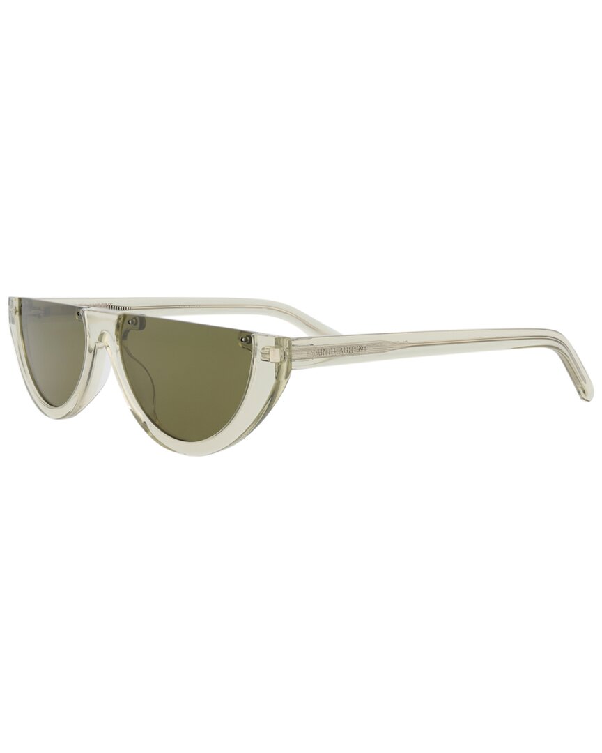 Saint Laurent Cat Eye-frame Acetate Sunglasses With Saddle Nose Bridge