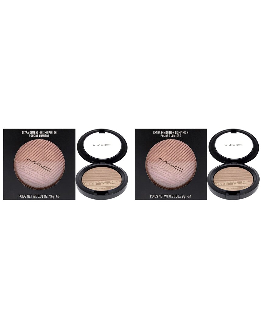 Mac M·a·c Cosmetics 0.31oz Extra Dimension Skinfinish Powder - Show Gold - Pack Of  2