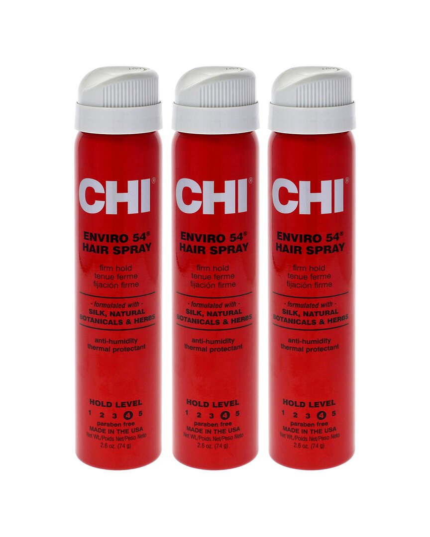 Chi Unisex 2.6oz Enviro 54 Firm Hold Hair Spray - Pack Of 3