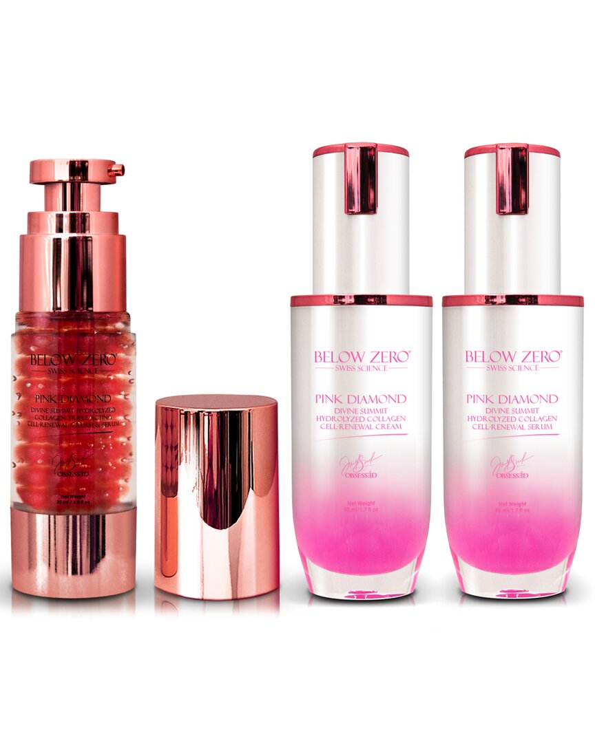 Below Zero 4.4Oz Pink Diamond Collagen Renewal Suite
