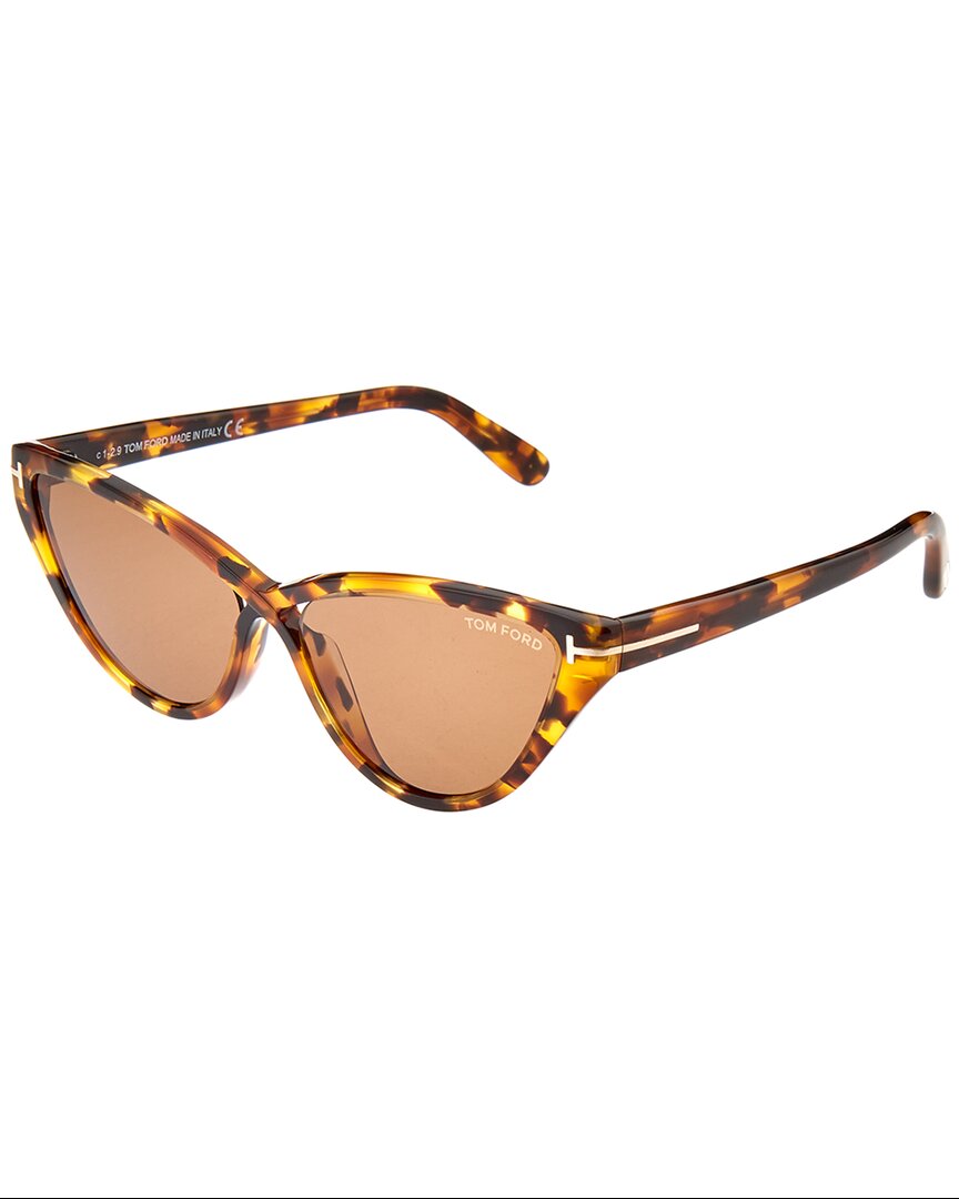 Shop Tom Ford Women's Ft0740 56mm Sunglasses In Brown