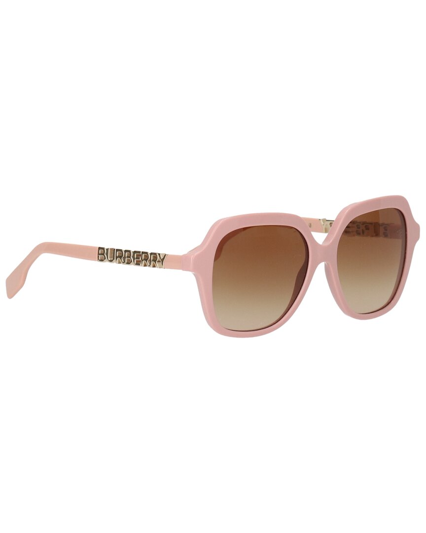 Shop Burberry Women's Joni 55mm Sunglasses In Pink