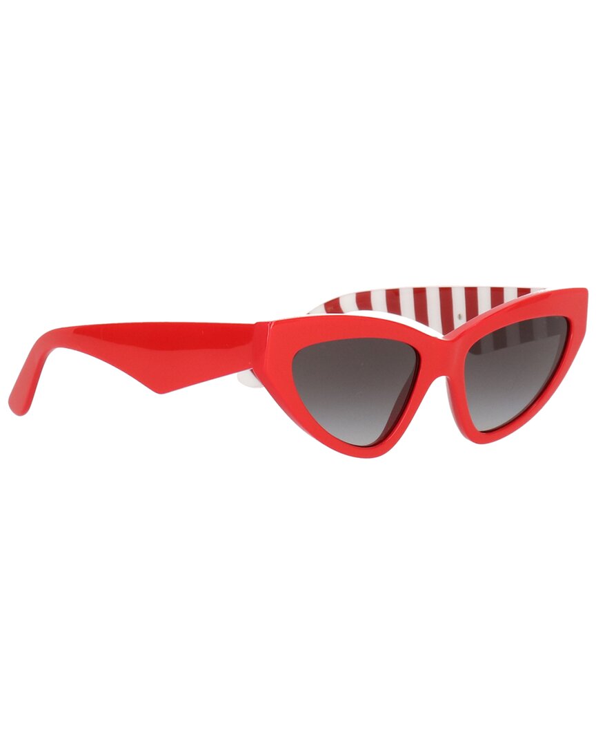 Shop Dolce & Gabbana Women's 55mm Sunglasses In Red