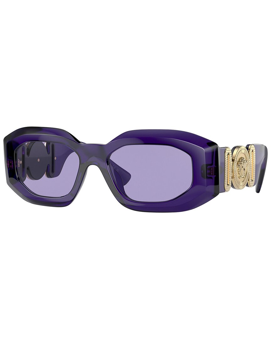 Versace Men's Fashion 54mm Sunglasses In Purple