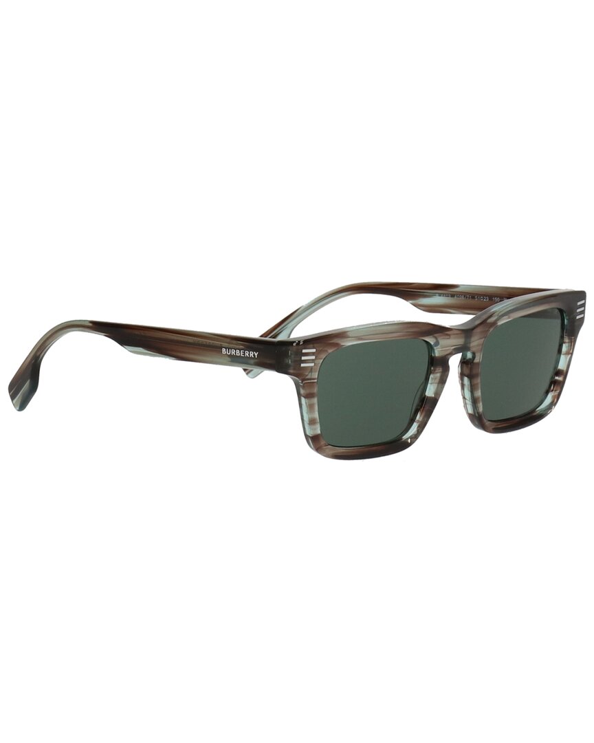 Burberry Men's Be4403 51mm Sunglasses In Green