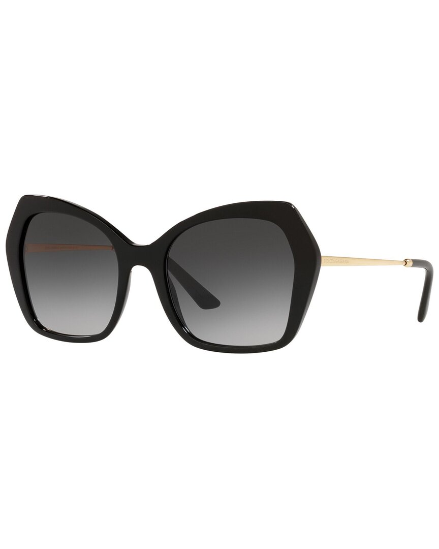 Shop Dolce & Gabbana Women's Dg4399 56mm Sunglasses In Black