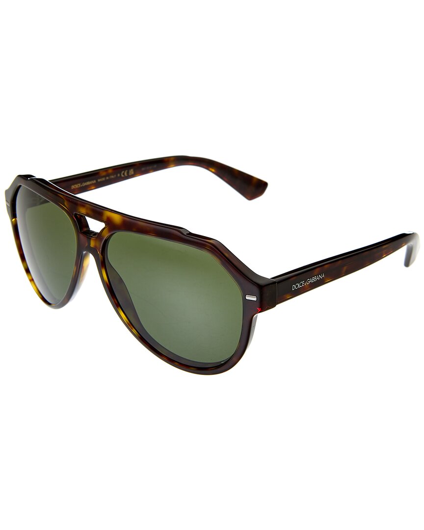 Shop Dolce & Gabbana Unisex Dg4452 60mm Sunglasses In Brown