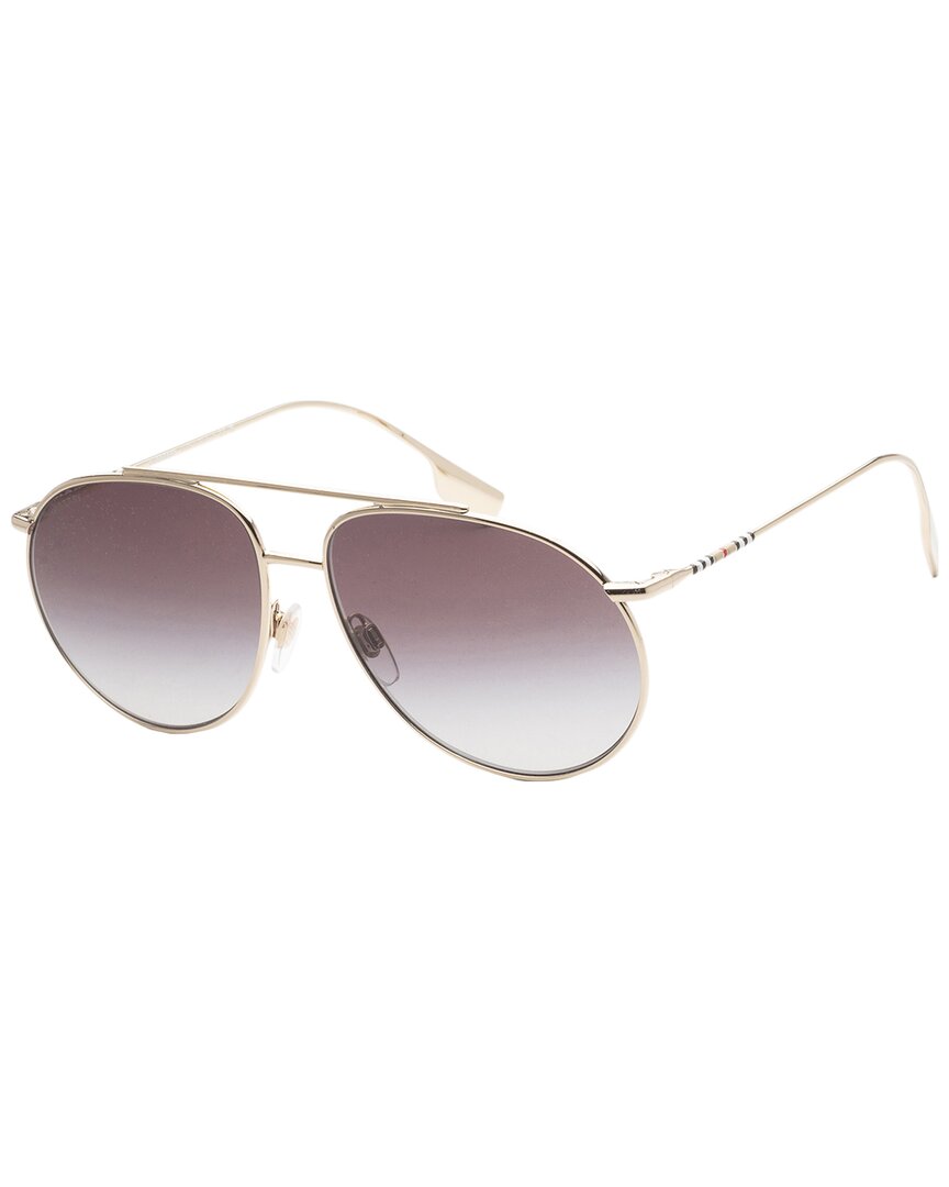 Burberry Women's Be3138 61mm Sunglasses In Pink