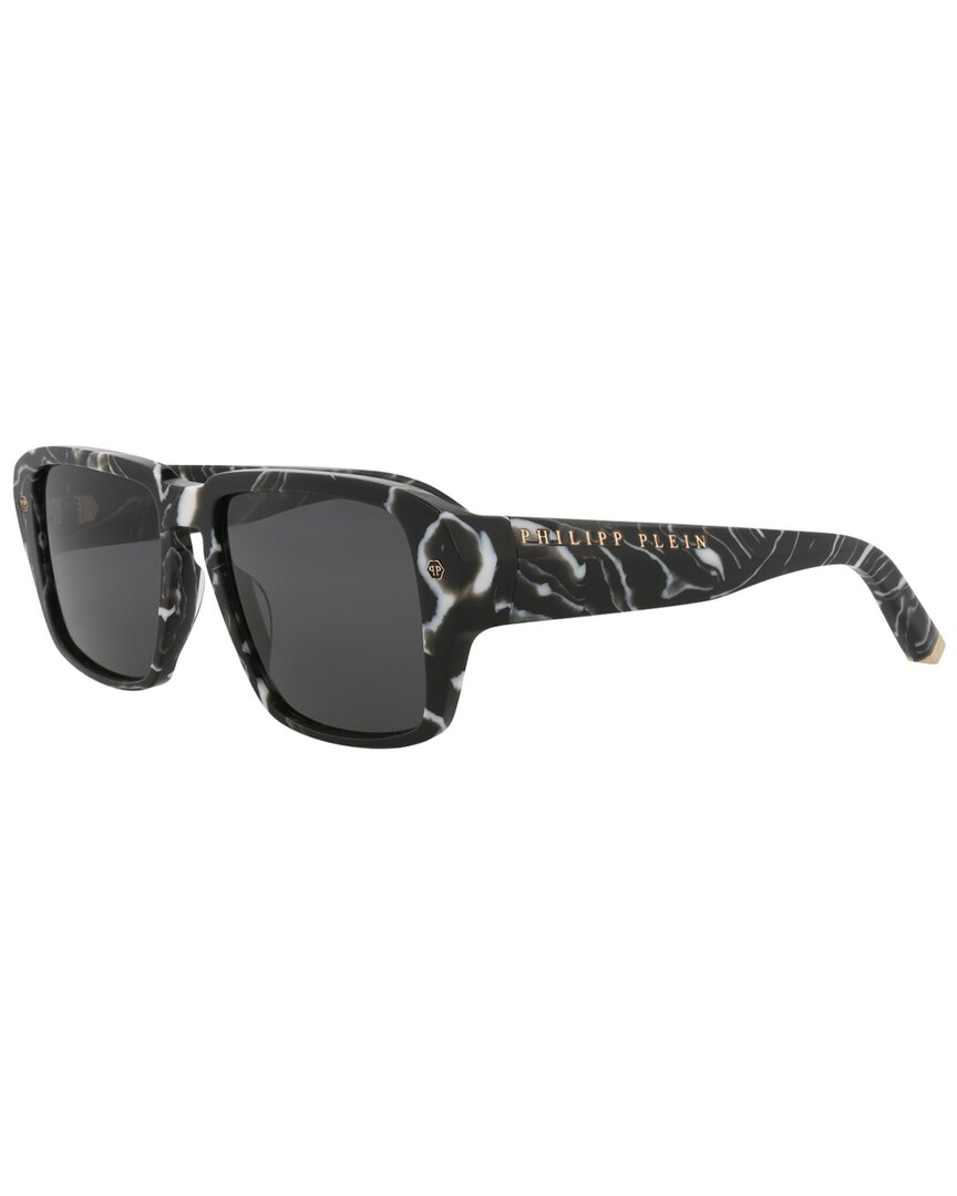 Philipp Plein Square-frame Acetate Sunglasses In Black