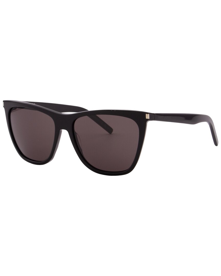 Saint Laurent Eyewear Cat In Black