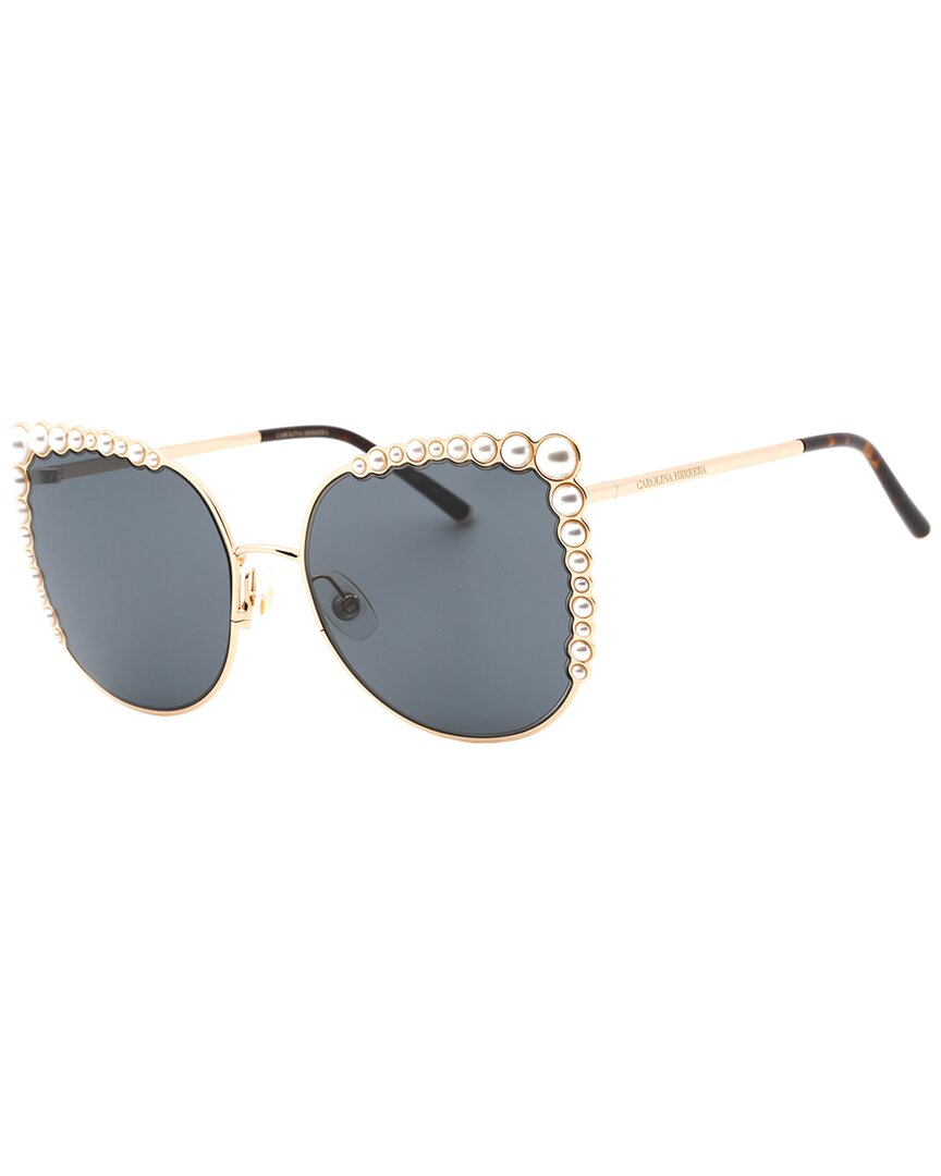 Shop Carolina Herrera Women's Her 0076/s 58mm Sunglasses In Gold