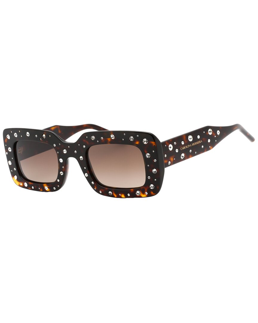 Shop Carolina Herrera Women's Her 0131/s 50mm Sunglasses In Brown