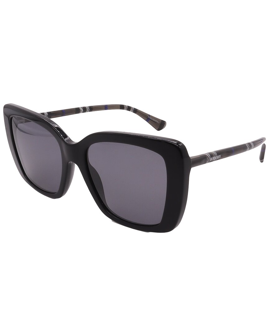 Burberry Women's Black/Dark/Grey Be4456 54Mm Sunglasses