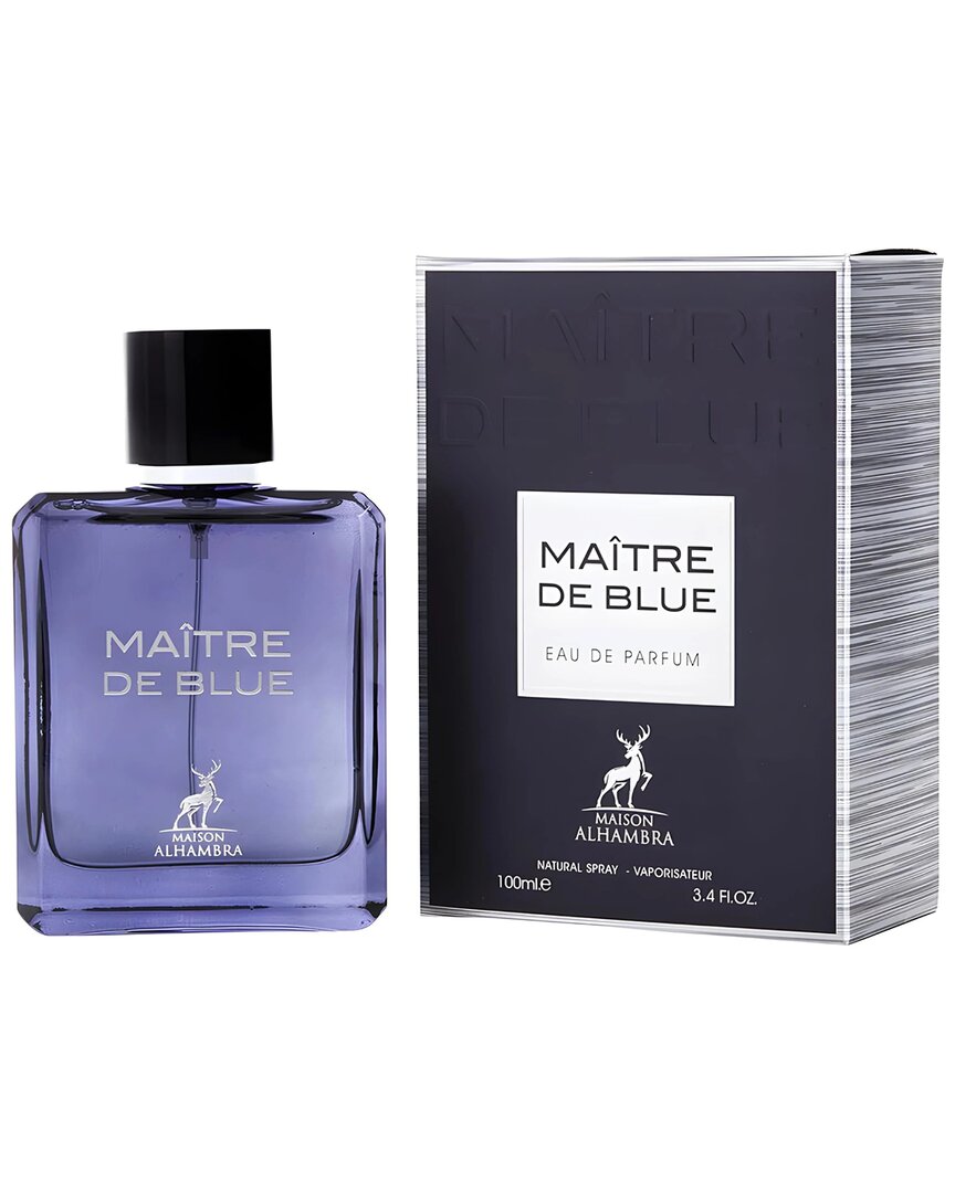 Alhambra Men's 3.4oz Maitre De Blue Edp Spray