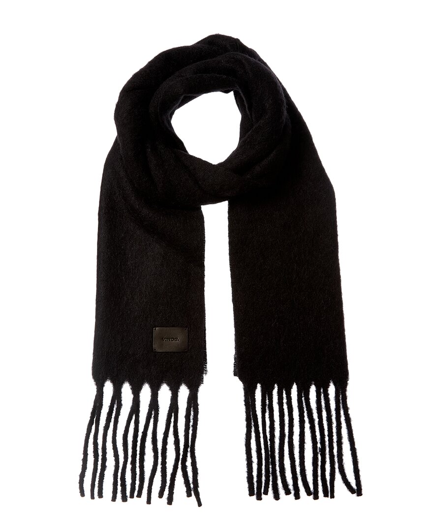 Vince Alpaca Solid Oversized Alpaca In Black