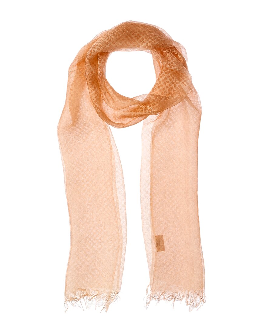 Saachi Cvst 1667 Flesh Tint Silk Scarf