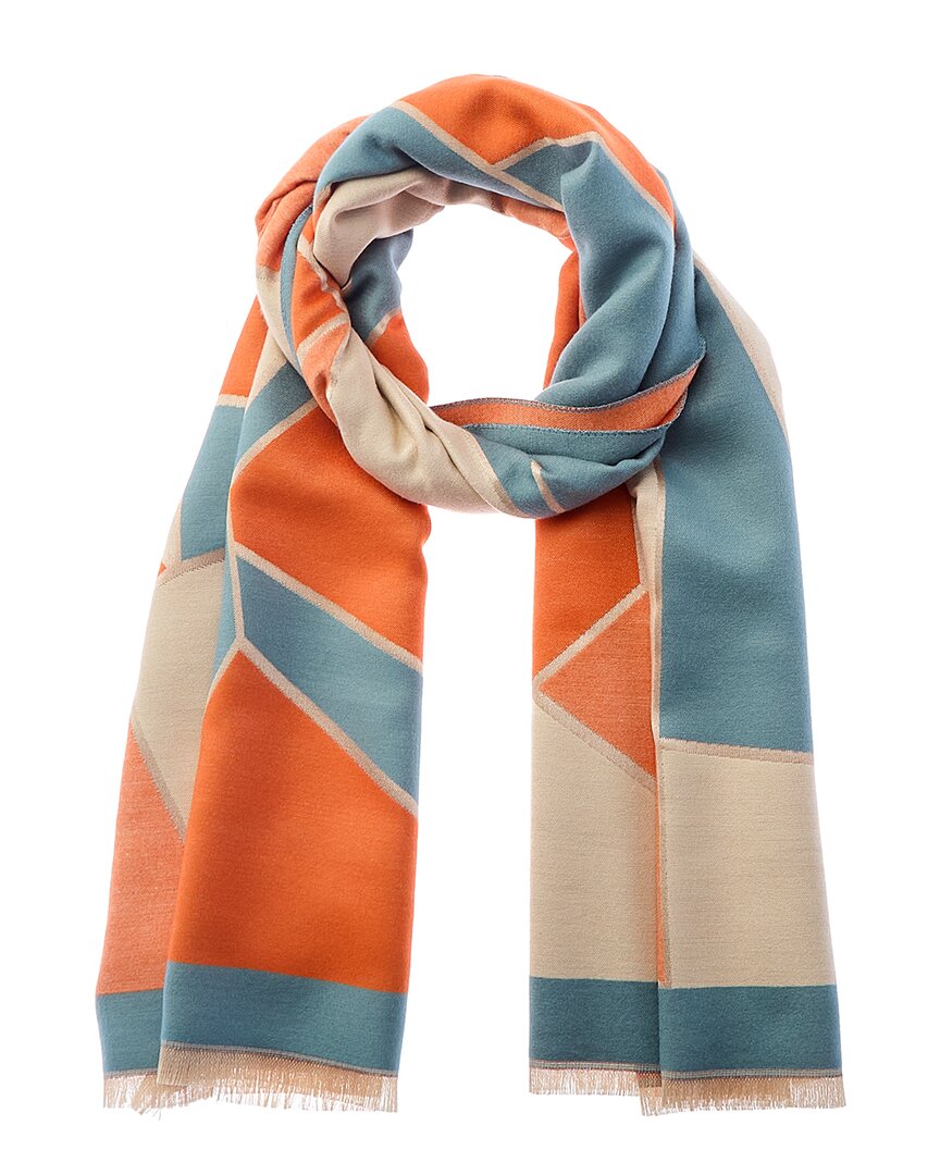 Saachi Abstract Tile Reversible Scarf