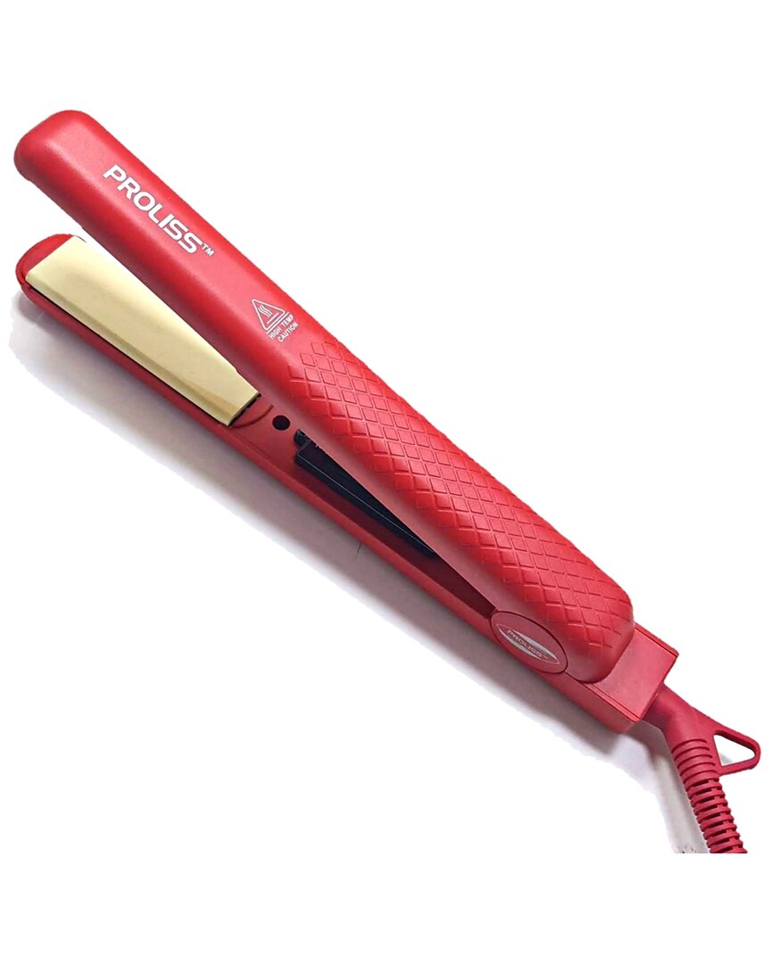 Proliss Unisex Infusion 1.25 Single Pass Ceramic Yellow Plate Flat Iron