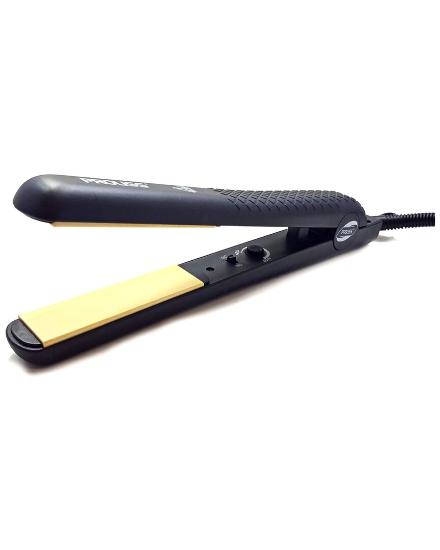 Proliss Unisex Infusion 1.25 Single Pass Ceramic Yellow Plate Flat Iron In White