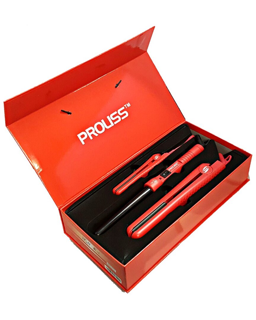 Proliss Unisex The Essentials Full Styling Set - Ceramic 1.25 Flat Iron In White