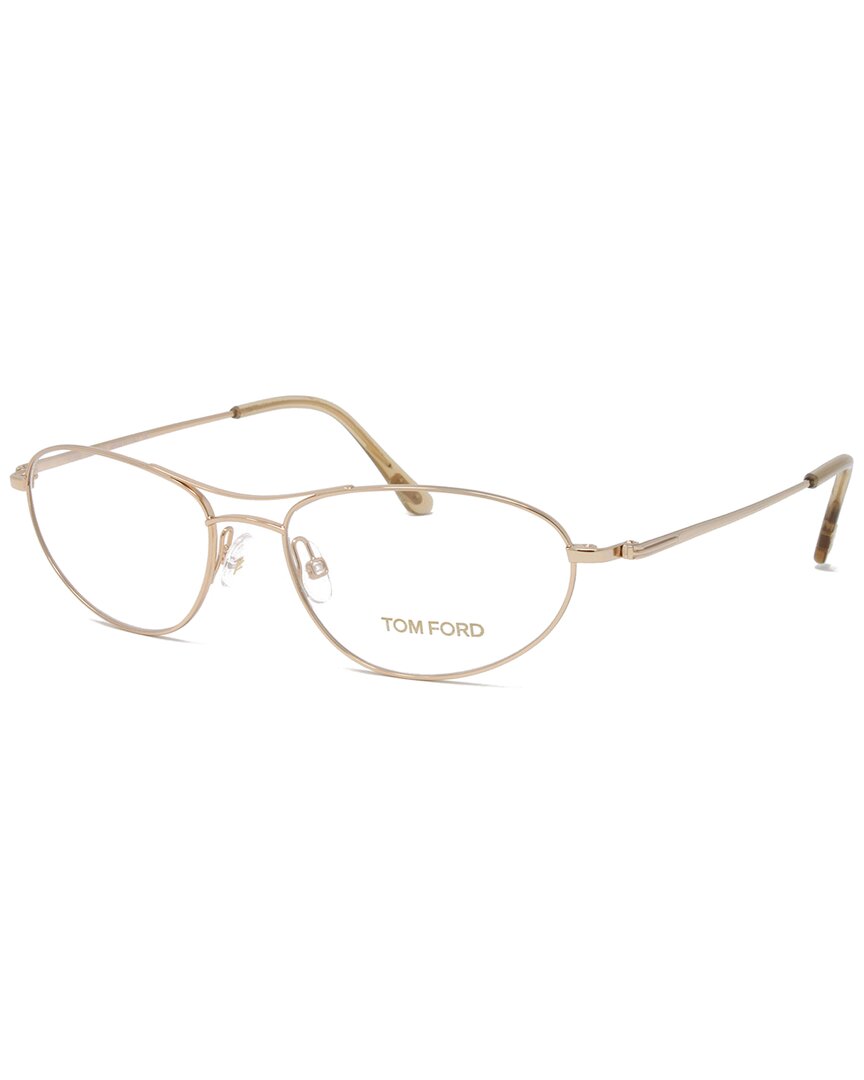 Shop Tom Ford Men's Ft5109v 53mm Optical Frames In Gold