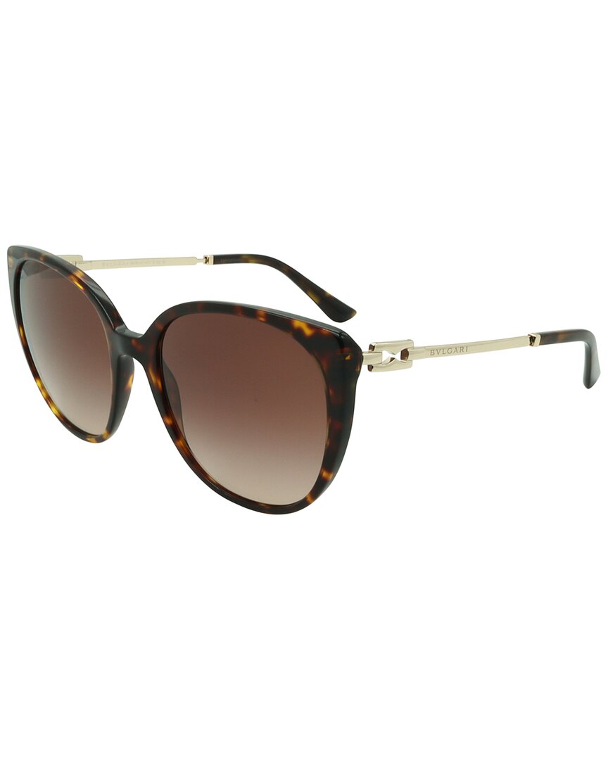 Bulgari Women's Bv8251 56mm Sunglasses In Brown