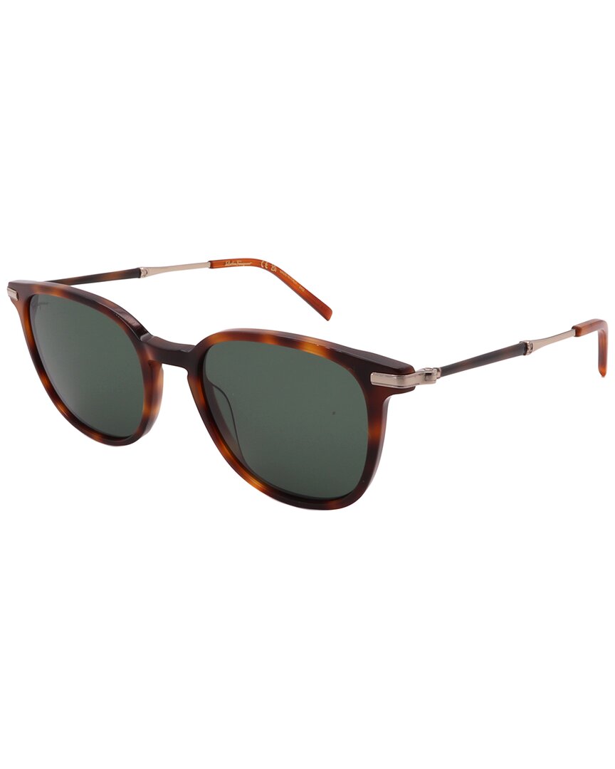Ferragamo Men's Sf1015s 52mm Sunglasses In Brown