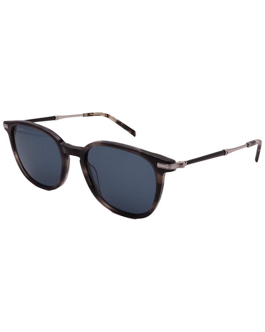 Ferragamo Men's Sf1015s 52mm Sunglasses In Black