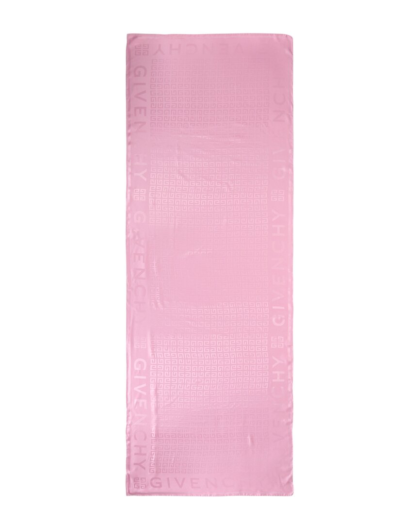 Givenchy Silk Scarf In Pink