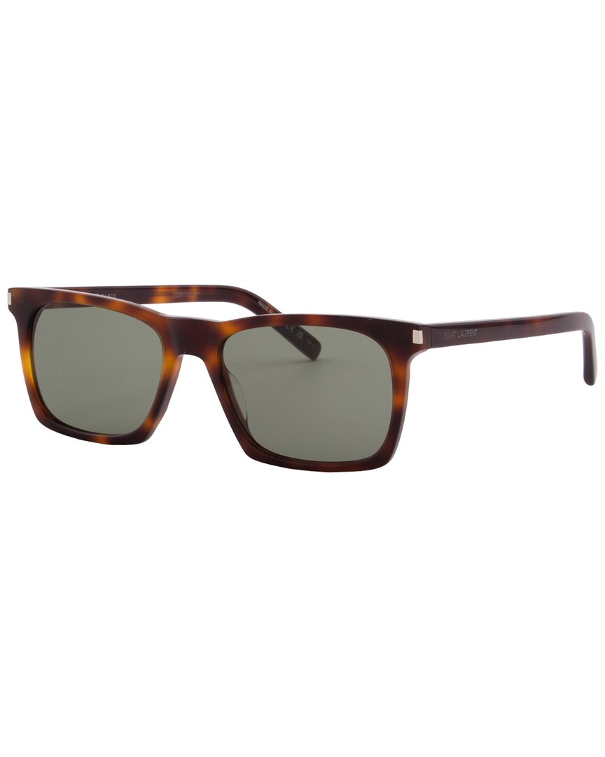 Saint Laurent Unisex 54mm Sunglasses In Brown