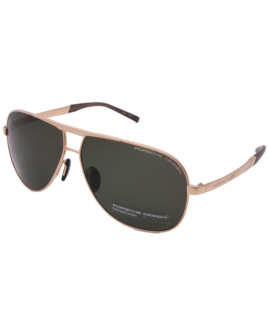 porsche design men's p8657-c 62mm polarized sunglasses