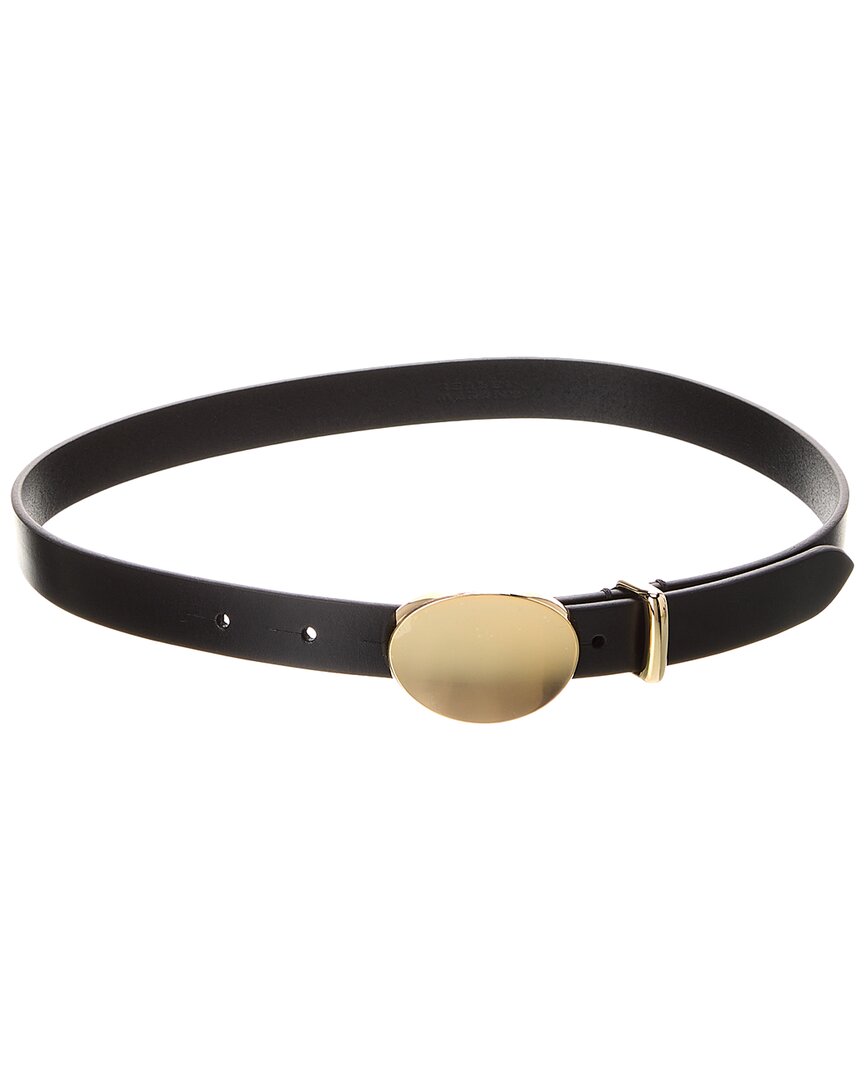 Isabel Marant Ory Leather Belt In Black
