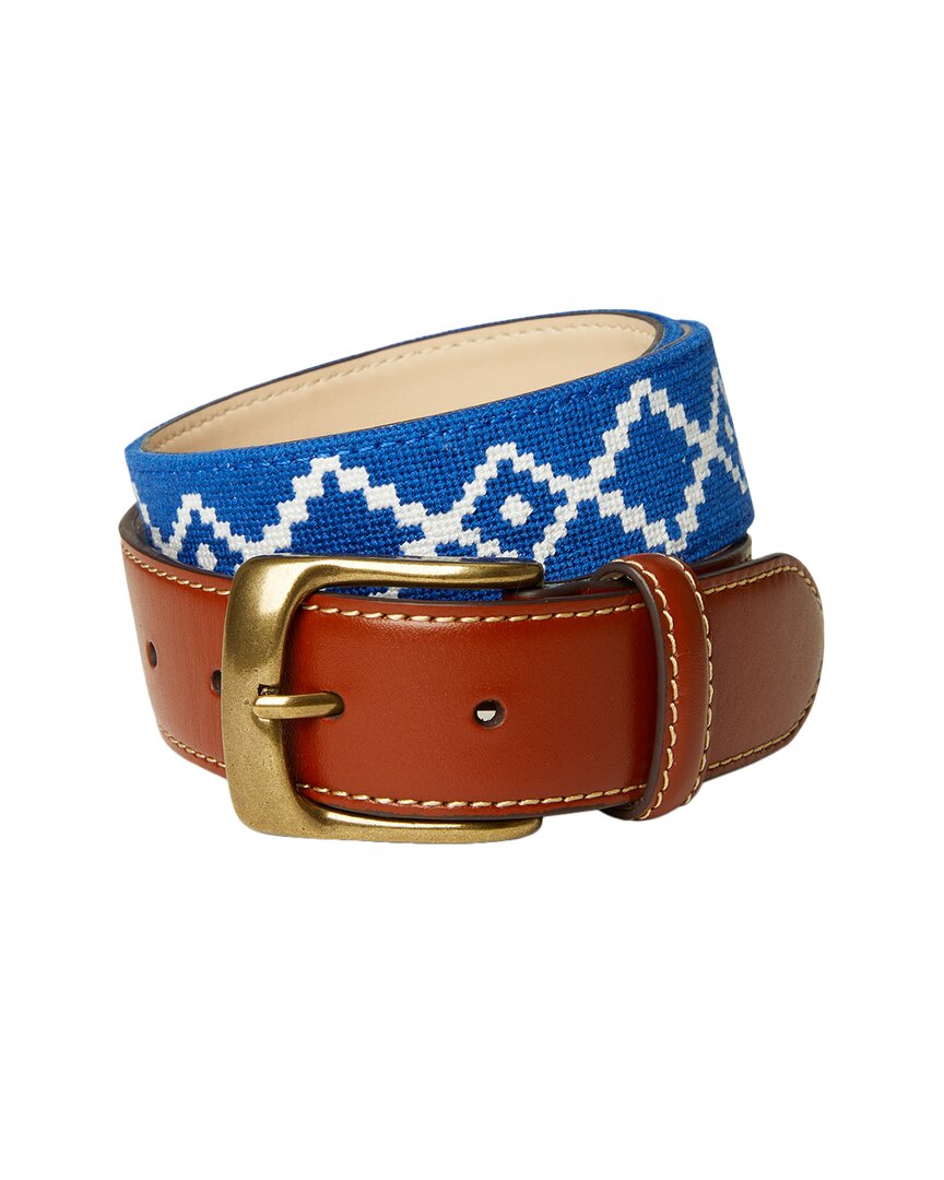 J.mclaughlin Needlepoint Leather Belt