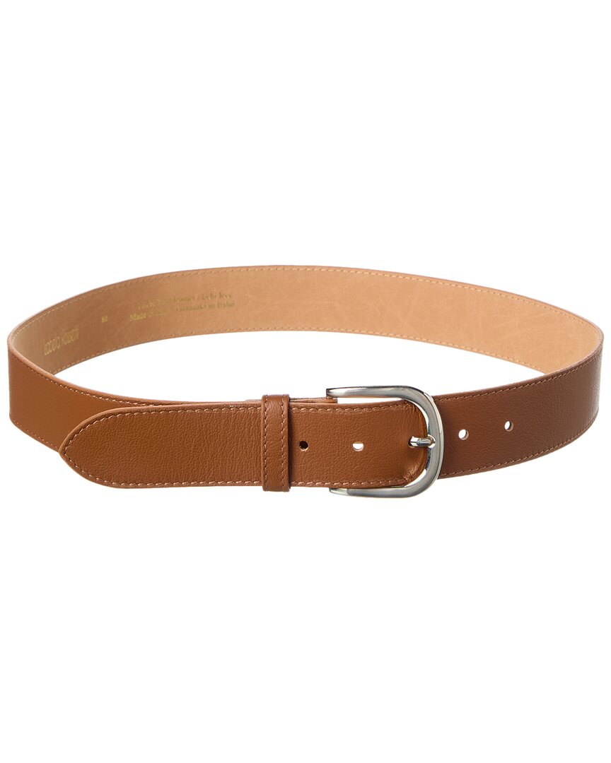 Isabella Rosetti Drew Leather Belt In Brown
