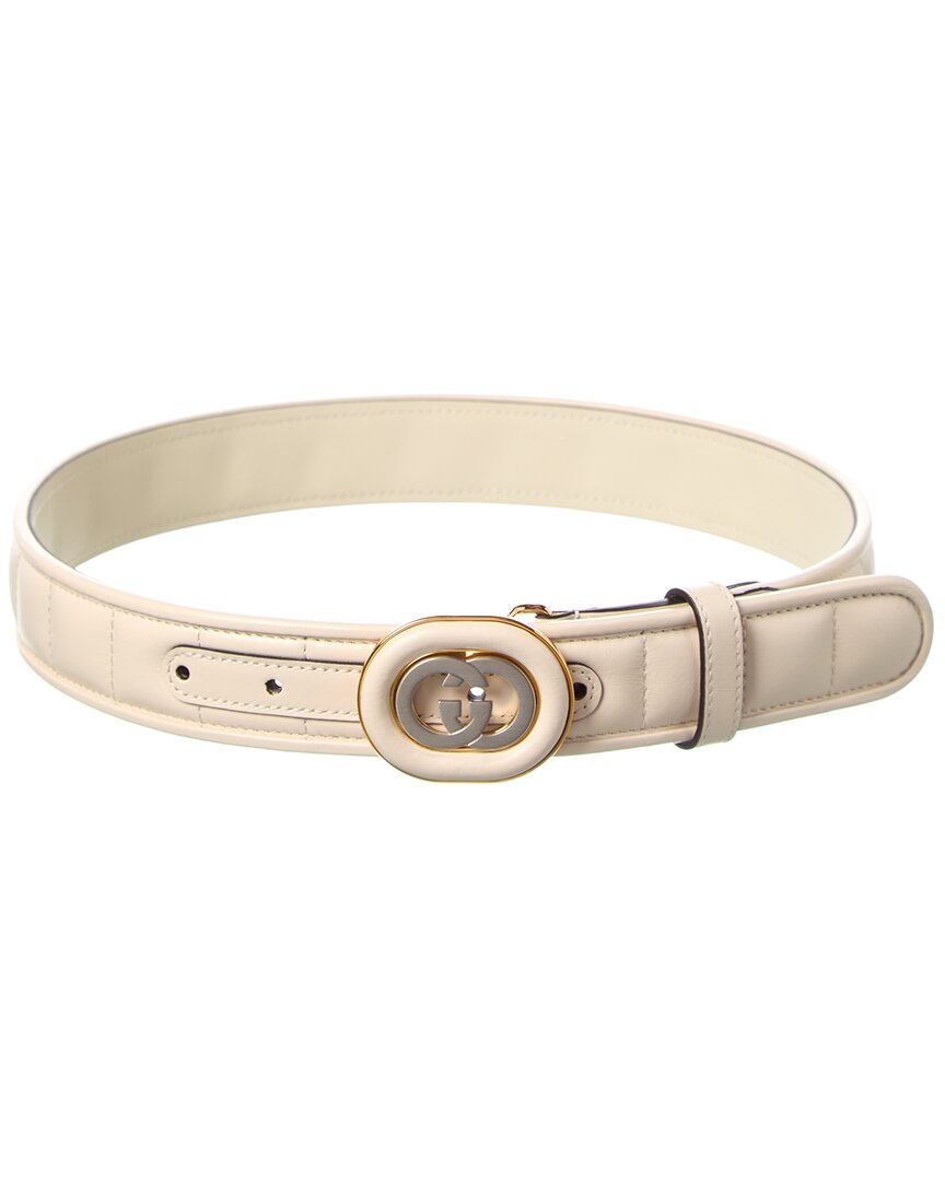 Gucci Interlocking G Leather Belt