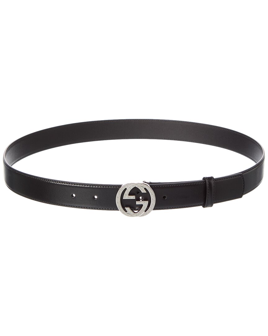 Gucci Interlocking G Leather Belt