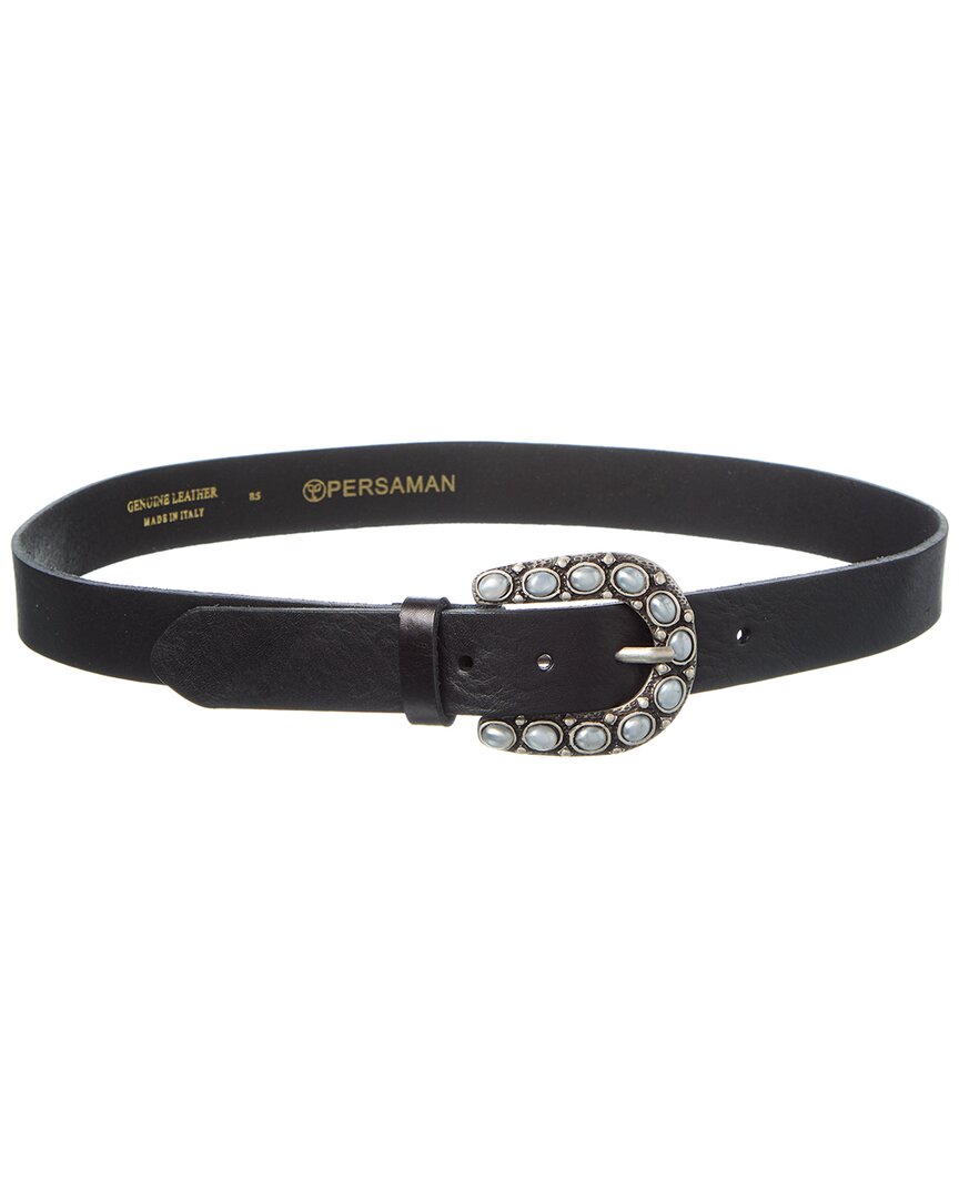 Persaman New York Skylar Leather Belt