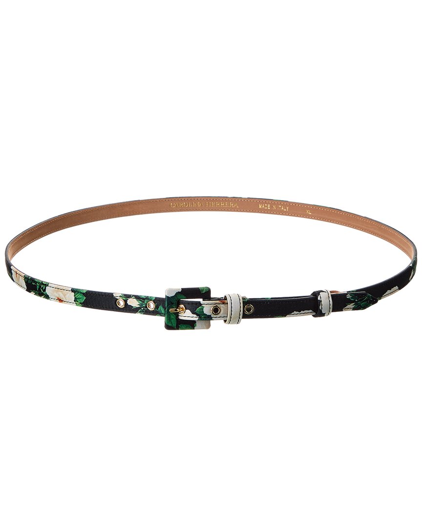 Carolina Herrera Skinny 90's Belt In Multi